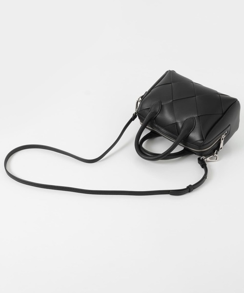 URBAN RESEARCH（アーバンリサーチ）の「メッシュボストンバッグ（ボストンバッグ・レディース・ブラック/ベージュ・-）」の9枚目の写真