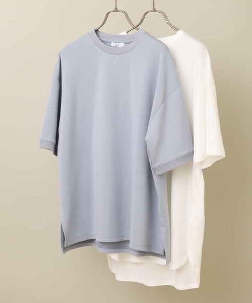 a.v.v（アーヴェヴェ）の「【2点セット】ライトダンボールレイヤードカットソー[WEB限定サイズ]（アンサンブル・メンズ・ピンク/ネイビー/ライトブルー・46/48/50）」の16枚目の写真