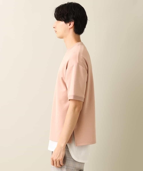 a.v.v（アーヴェヴェ）の「【2点セット】ライトダンボールレイヤードカットソー[WEB限定サイズ]（アンサンブル・メンズ・ピンク/ネイビー/ライトブルー・46/48/50）」の17枚目の写真