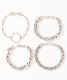 Burner | 【14 BURNER SELECT】使いやすい　デザイン　チェーン　ブレスレット  ４点SET(ブレスレット)