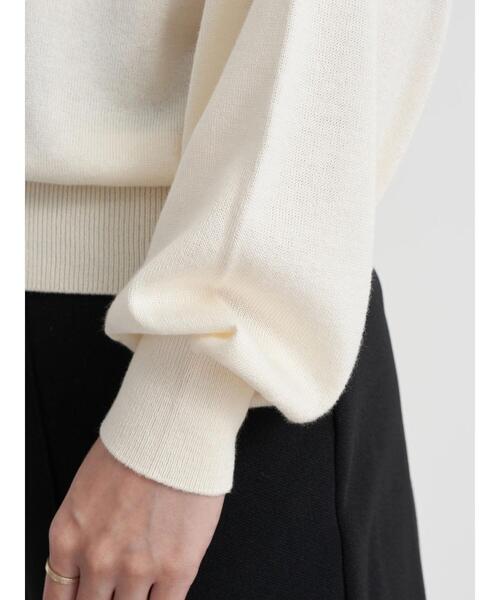 earth music&ecology(アースミュージックアンドエコロジー)の「クルーネックニットカーディガン *(カーディガン/ボレロ・レディース・ブラック/ラベンダー/ミント/アイボリー・FREE)」の15枚目の写真