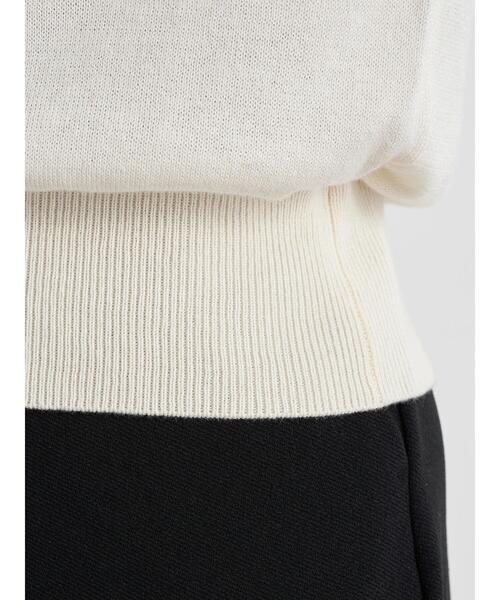 earth music&ecology(アースミュージックアンドエコロジー)の「クルーネックニットカーディガン *(カーディガン/ボレロ・レディース・ブラック/ラベンダー/ミント/アイボリー・FREE)」の16枚目の写真