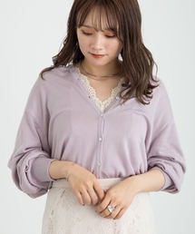 earth music&ecology | クルーネックニットカーディガン ＊(カーディガン/ボレロ)