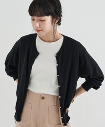 earth music&ecology | クルーネックニットカーディガン ＊(カーディガン/ボレロ)