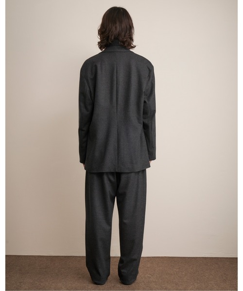 And A（アンドエー）の「TROVE トローブ / RELAX JKT オーバーサイズリラックスジャケット セットアップ / 65JKT01（テーラードジャケット・メンズ・チャコールグレー/カーキ・1/2/3）」の6枚目の写真