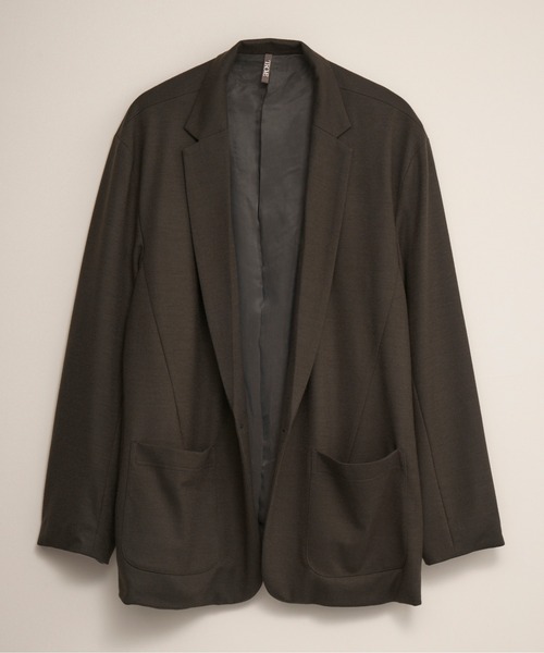 And A（アンドエー）の「TROVE トローブ / RELAX JKT オーバーサイズリラックスジャケット セットアップ / 65JKT01（テーラードジャケット・メンズ・チャコールグレー/カーキ・1/2/3）」の7枚目の写真