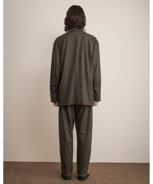 And A（アンドエー）の「TROVE トローブ / RELAX JKT オーバーサイズリラックスジャケット セットアップ / 65JKT01（テーラードジャケット・メンズ・チャコールグレー/カーキ・1/2/3）」の9枚目の写真