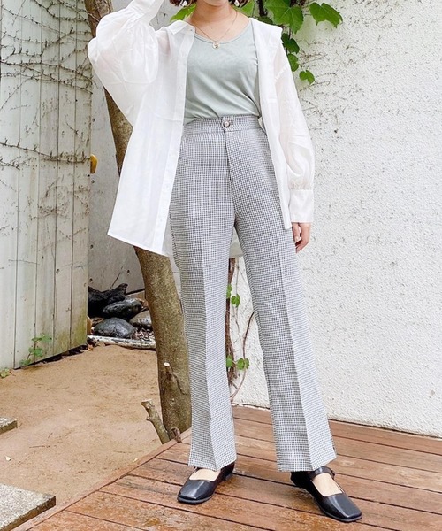 Heather（ヘザー）の「Heather mini スリットスラックス 958002（スラックス・レディース・ミント/ブラック系その他/ブラック・XXS/S）」の21枚目の写真