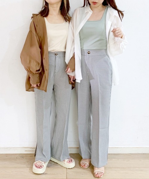 Heather（ヘザー）の「Heather mini スリットスラックス 958002（スラックス・レディース・ミント/ブラック系その他/ブラック・XXS/S）」の22枚目の写真