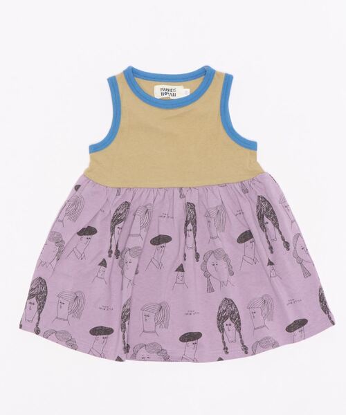HOGAN RANCH WEAR(ホーガンランチウエア)の「ソウガラタンクワンピース(H-6684/80~150cm)(ワンピース・キッズ・ラベンダー/ライトブルー・90/100/120/80/95/110/130/140/150)」の5枚目の写真