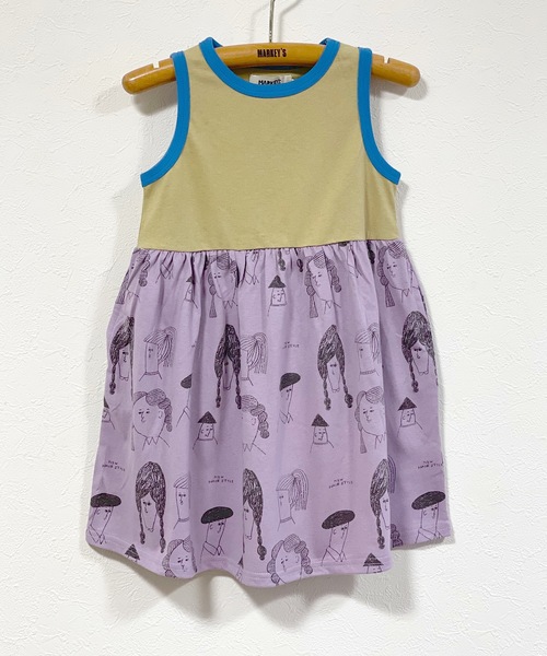 HOGAN RANCH WEAR(ホーガンランチウエア)の「ソウガラタンクワンピース(H-6684/80~150cm)(ワンピース・キッズ・ラベンダー/ライトブルー・90/100/120/80/95/110/130/140/150)」の8枚目の写真