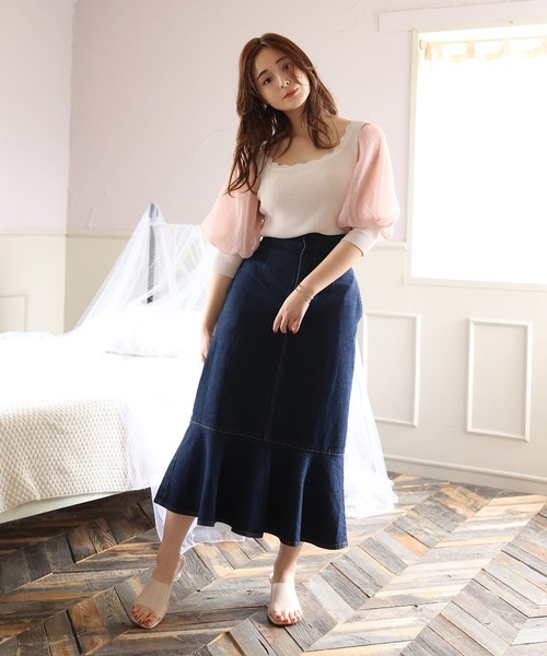 one after another NICE CLAUP(ワンアフターアナザーナイスクラップ)の「クリアヒールサンダル(サンダル・レディース・ホワイト系その他/キャメル・S/M/L/LL)」の18枚目の写真