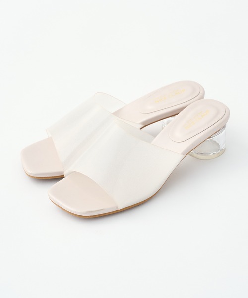 one after another NICE CLAUP(ワンアフターアナザーナイスクラップ)の「クリアヒールサンダル(サンダル・レディース・ホワイト系その他/キャメル・S/M/L/LL)」の14枚目の写真