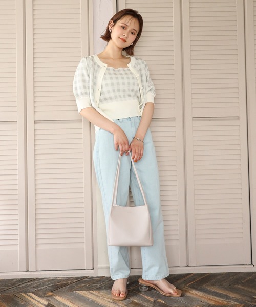 one after another NICE CLAUP(ワンアフターアナザーナイスクラップ)の「クリアヒールサンダル(サンダル・レディース・ホワイト系その他/キャメル・S/M/L/LL)」の9枚目の写真