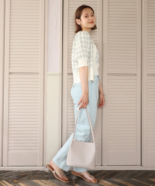 one after another NICE CLAUP(ワンアフターアナザーナイスクラップ)の「クリアヒールサンダル(サンダル・レディース・ホワイト系その他/キャメル・S/M/L/LL)」の10枚目の写真