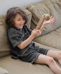 THE SHOP TK  | 【ミニロゴスウェットセットアップ】外でも家でも毎日着たくなるトップス×ショートパンツ(セットアップ)