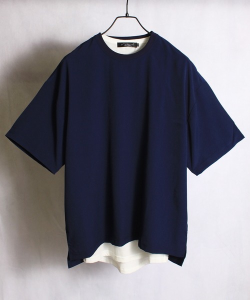 yield(イールド)の「【yield select other】ジョーゼット アンサンブル Tシャツ 2枚組 020N1401(Tシャツ/カットソー・メンズ・ライトグレー/ブラック/ネイビー/カーキ/ブルー・M/L)」の4枚目の写真