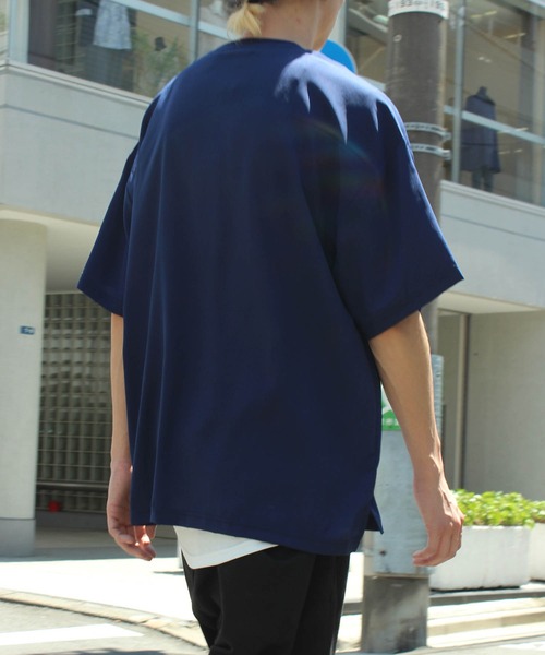 yield(イールド)の「【yield select other】ジョーゼット アンサンブル Tシャツ 2枚組 020N1401(Tシャツ/カットソー・メンズ・ライトグレー/ブラック/ネイビー/カーキ/ブルー・M/L)」の12枚目の写真