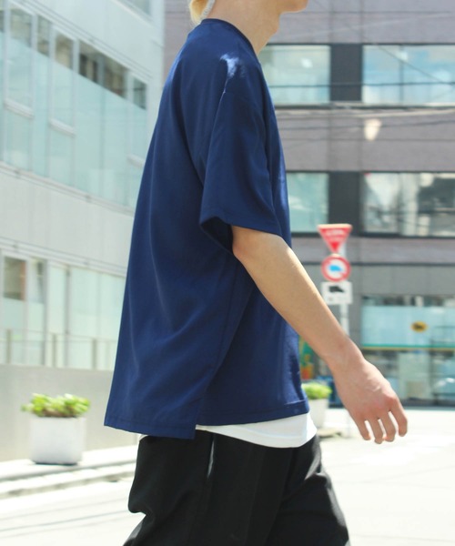 yield(イールド)の「【yield select other】ジョーゼット アンサンブル Tシャツ 2枚組 020N1401(Tシャツ/カットソー・メンズ・ライトグレー/ブラック/ネイビー/カーキ/ブルー・M/L)」の10枚目の写真