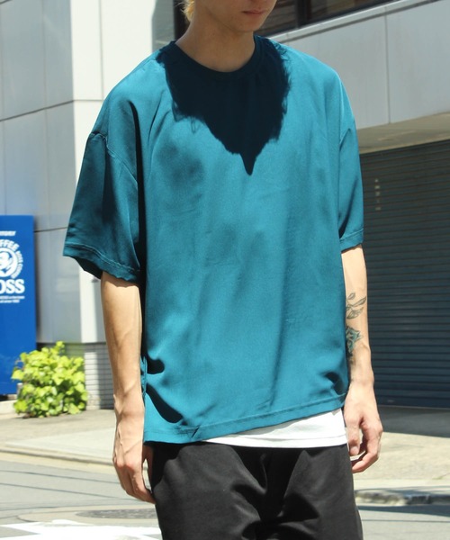 yield(イールド)の「【yield select other】ジョーゼット アンサンブル Tシャツ 2枚組 020N1401(Tシャツ/カットソー・メンズ・ライトグレー/ブラック/ネイビー/カーキ/ブルー・M/L)」の15枚目の写真