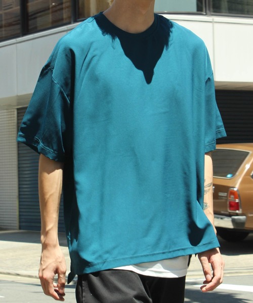yield(イールド)の「【yield select other】ジョーゼット アンサンブル Tシャツ 2枚組 020N1401(Tシャツ/カットソー・メンズ・ライトグレー/ブラック/ネイビー/カーキ/ブルー・M/L)」の16枚目の写真