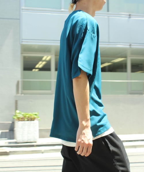 yield(イールド)の「【yield select other】ジョーゼット アンサンブル Tシャツ 2枚組 020N1401(Tシャツ/カットソー・メンズ・ライトグレー/ブラック/ネイビー/カーキ/ブルー・M/L)」の18枚目の写真