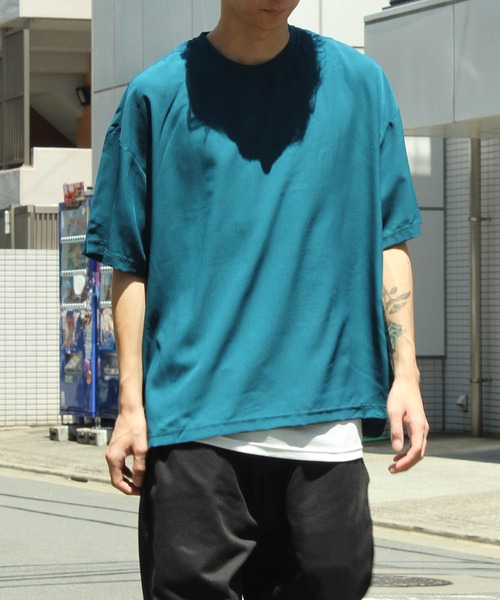 yield(イールド)の「【yield select other】ジョーゼット アンサンブル Tシャツ 2枚組 020N1401(Tシャツ/カットソー・メンズ・ライトグレー/ブラック/ネイビー/カーキ/ブルー・M/L)」の14枚目の写真