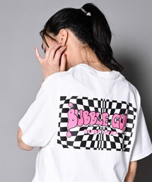 WEB限定 BUBBLE GUM THROWBACK/バブルガム バックプリント Tシャツ