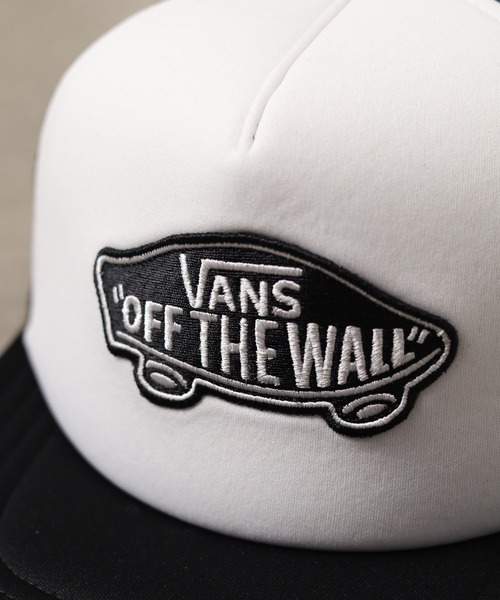VANS（バンズ）の「【69】【it】【VANS】VANS CLASSIC PATCH TRUCKER CAP（キャップ・レディース・ホワイト/ブラック・FREE）」の3枚目の写真
