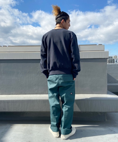 Champion（チャンピオン）の「CHAMPION/チャンピオン リバースウィーブ YALE カレッジロゴ スウェット C5-U006（スウェット・メンズ・ホワイト/ネイビー・M/L/XL）」の17枚目の写真