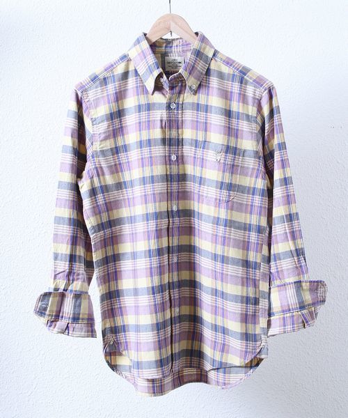 coen（コーエン）の「ビエラチェックボタンダウンシャツ（シャツ/ブラウス・メンズ・イエロー/レッド/ホワイト/ネイビー・MEDIUM/LARGE/X-SMALL/X-LARGE/SMALL）」の3枚目の写真