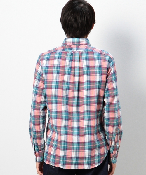 coen（コーエン）の「ビエラチェックボタンダウンシャツ（シャツ/ブラウス・メンズ・イエロー/レッド/ホワイト/ネイビー・MEDIUM/LARGE/X-SMALL/X-LARGE/SMALL）」の9枚目の写真