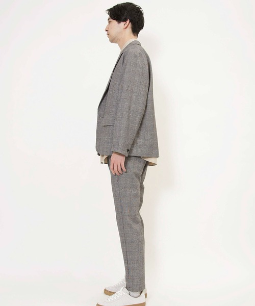 Johnbull(ジョンブル)の「エアレットオーバージャケット(テーラードジャケット・メンズ・ネイビー/ブラウン/グレー・LARGE/SMALL/MEDIUM)」の12枚目の写真