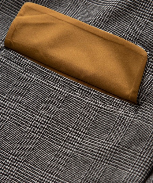 Johnbull(ジョンブル)の「エアレットオーバージャケット(テーラードジャケット・メンズ・ネイビー/ブラウン/グレー・LARGE/SMALL/MEDIUM)」の6枚目の写真