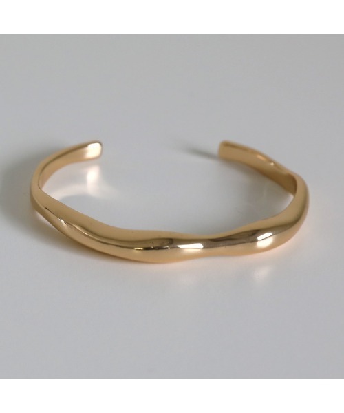 select MOCA（セレクトモカ）の「シンプルカーブバングル（バングル/リストバンド・レディース・シルバー/ゴールド・FREE）」の13枚目の写真