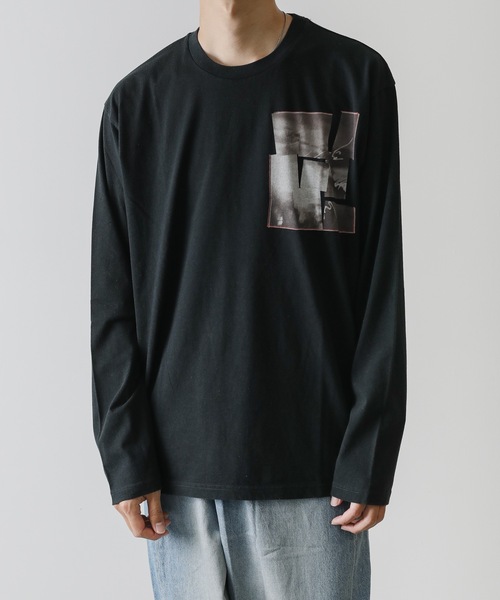 KAZUYUKI KUMAGAI ATTACHMENT（カズユキクマガイアタッチメント）の「COTTON JERSEY GRAPHIC PRINT T-SHIRT（Tシャツ/カットソー・メンズ・ブラック系その他/ブラック・1/2/3）」の11枚目の写真