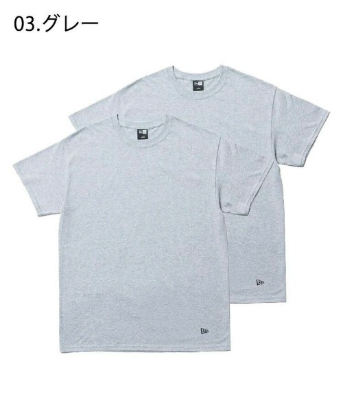 NEW ERA（ニューエラ）の「【NEW ERA】Tシャツ 2-Pack Tee  [BSC]（Tシャツ/カットソー・メンズ・ホワイト/ネイビー/ブラック/グレー・XL/M/L/S）」の11枚目の写真
