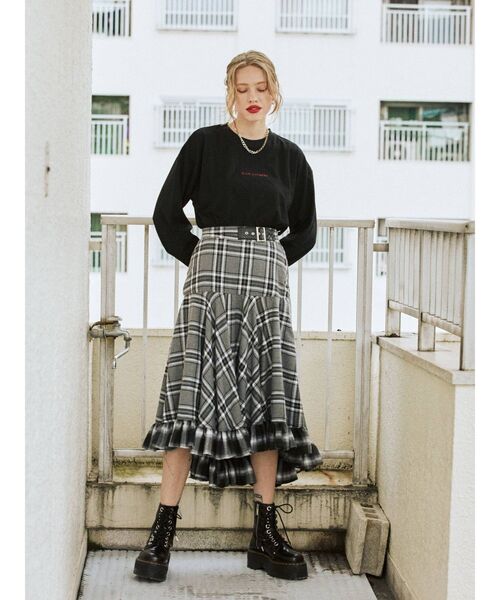 jouetie(ジュエティ)の「ネイチャーグラフィック ロンT(Tシャツ/カットソー・レディース・ブラック/オフホワイト/グリーン・MEDIUM)」の22枚目の写真