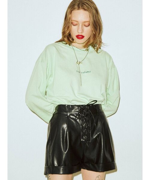 jouetie(ジュエティ)の「ネイチャーグラフィック ロンT(Tシャツ/カットソー・レディース・ブラック/オフホワイト/グリーン・MEDIUM)」の19枚目の写真