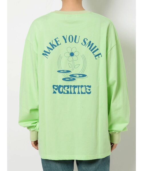 jouetie(ジュエティ)の「ネイチャーグラフィック ロンT(Tシャツ/カットソー・レディース・ブラック/オフホワイト/グリーン・MEDIUM)」の21枚目の写真