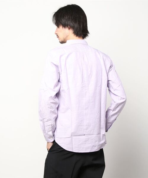 Back Channel（バックチャンネル）の「OX B.D. SHIRT（シャツ/ブラウス・メンズ・ホワイト/ベージュ/パープル/ネイビー・LARGE/MEDIUM/X-LARGE/SMALL）」の6枚目の写真