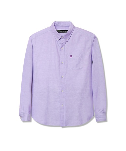 Back Channel（バックチャンネル）の「OX B.D. SHIRT（シャツ/ブラウス・メンズ・ホワイト/ベージュ/パープル/ネイビー・LARGE/MEDIUM/X-LARGE/SMALL）」の4枚目の写真