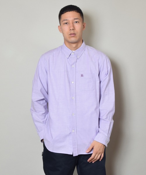 Back Channel（バックチャンネル）の「OX B.D. SHIRT（シャツ/ブラウス・メンズ・ホワイト/ベージュ/パープル/ネイビー・LARGE/MEDIUM/X-LARGE/SMALL）」の15枚目の写真