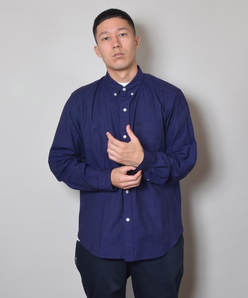 Back Channel（バックチャンネル）の「OX B.D. SHIRT（シャツ/ブラウス・メンズ・ホワイト/ベージュ/パープル/ネイビー・LARGE/MEDIUM/X-LARGE/SMALL）」の17枚目の写真