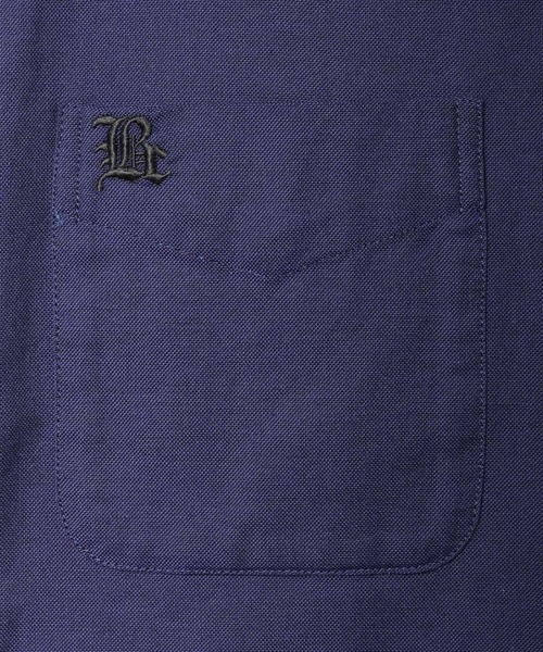 Back Channel（バックチャンネル）の「OX B.D. SHIRT（シャツ/ブラウス・メンズ・ホワイト/ベージュ/パープル/ネイビー・LARGE/MEDIUM/X-LARGE/SMALL）」の9枚目の写真