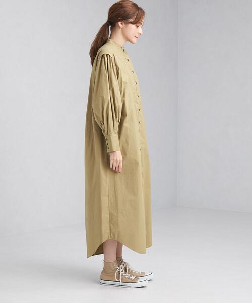 green label relaxing(グリーンレーベルリラクシング)の「<Tavii> キルト ボリューム スリーブ ワンピース(ワンピース・レディース・ベージュ/オフホワイト・FREE)」の3枚目の写真