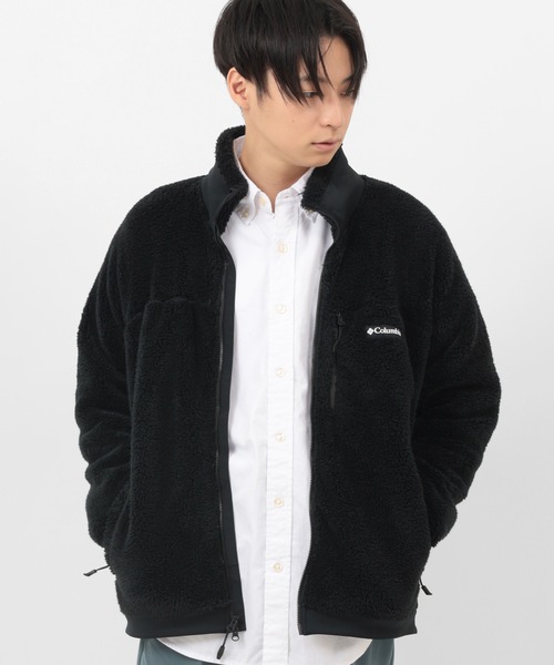 Columbia（コロンビア）の「【Columbia/コロンビア】M ARE C FLEECE FZ/マウンテンズアーコーリングフリースフルジップ/PM0197（ブルゾン・メンズ・ブラック/ベージュ・S/M/L/XL）」の11枚目の写真