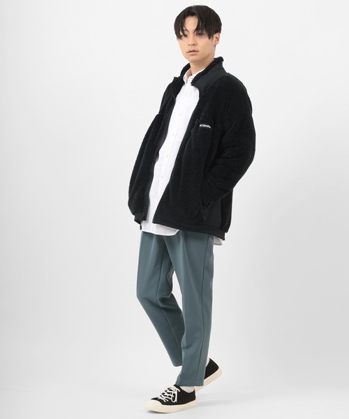 Columbia（コロンビア）の「【Columbia/コロンビア】M ARE C FLEECE FZ/マウンテンズアーコーリングフリースフルジップ/PM0197（ブルゾン・メンズ・ブラック/ベージュ・S/M/L/XL）」の13枚目の写真