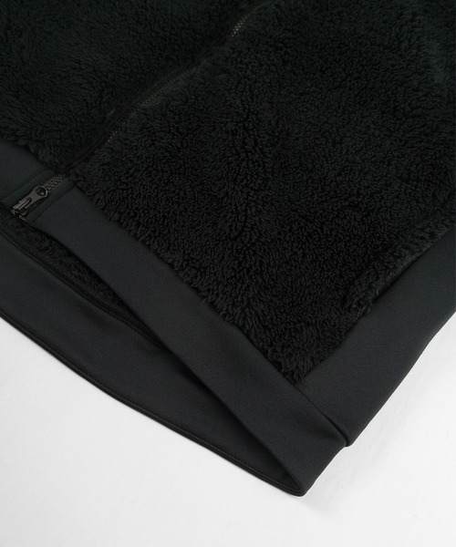 Columbia（コロンビア）の「【Columbia/コロンビア】M ARE C FLEECE FZ/マウンテンズアーコーリングフリースフルジップ/PM0197（ブルゾン・メンズ・ブラック/ベージュ・S/M/L/XL）」の8枚目の写真