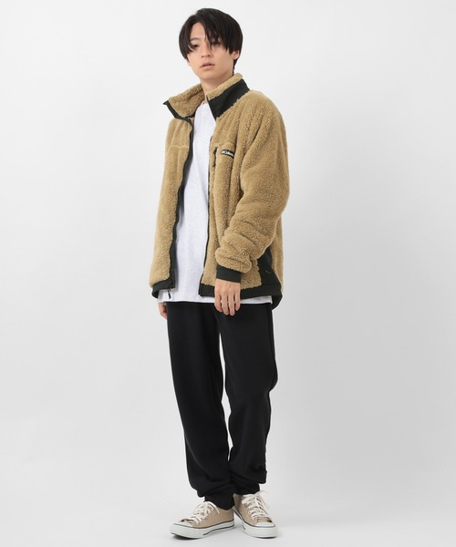 Columbia（コロンビア）の「【Columbia/コロンビア】M ARE C FLEECE FZ/マウンテンズアーコーリングフリースフルジップ/PM0197（ブルゾン・メンズ・ブラック/ベージュ・S/M/L/XL）」の17枚目の写真